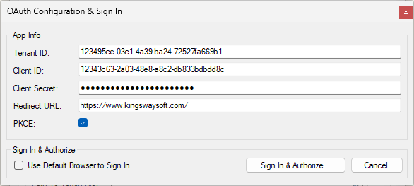 Azure Tables Connection Manager - OAuth Page Azure Tables Connection Manager - OAuth Page